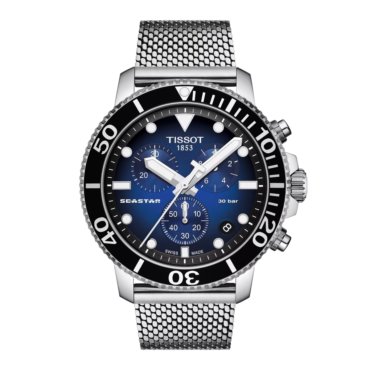 Tissot Seastar 1000 Chronograph Quartz Watch 45.5mm - T120.417.11.041.02