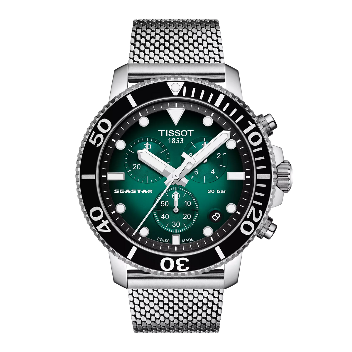 Tissot Seastar 1000 Chronograph Quartz Watch 45.5mm - T120.417.11.091.00