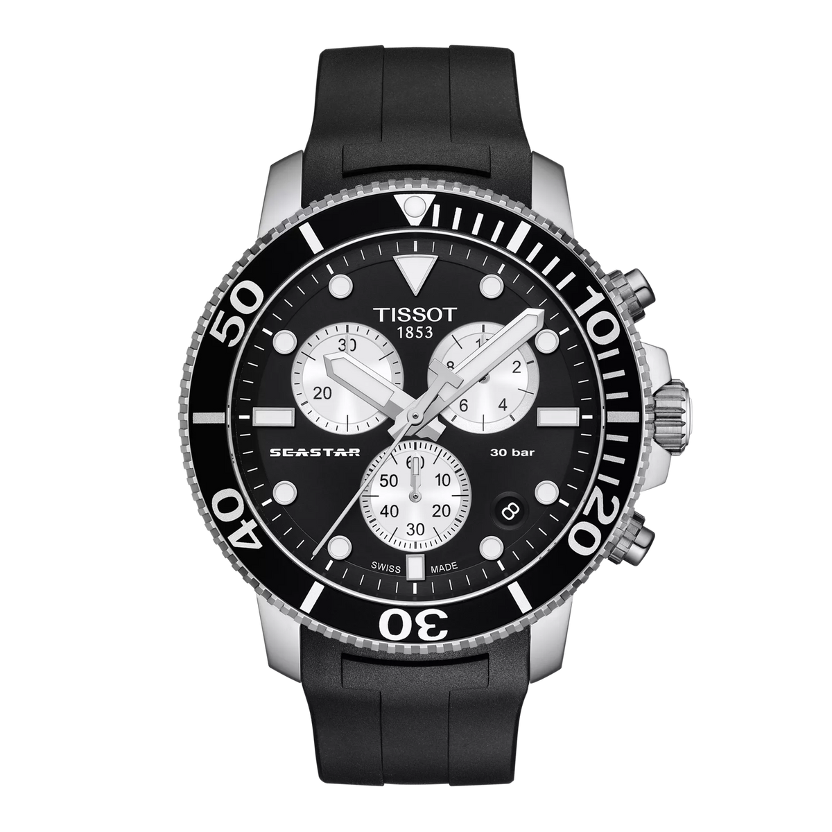 Tissot Seastar 1000 Chronograph Quartz Watch 45.5mm - T120.417.17.051.00