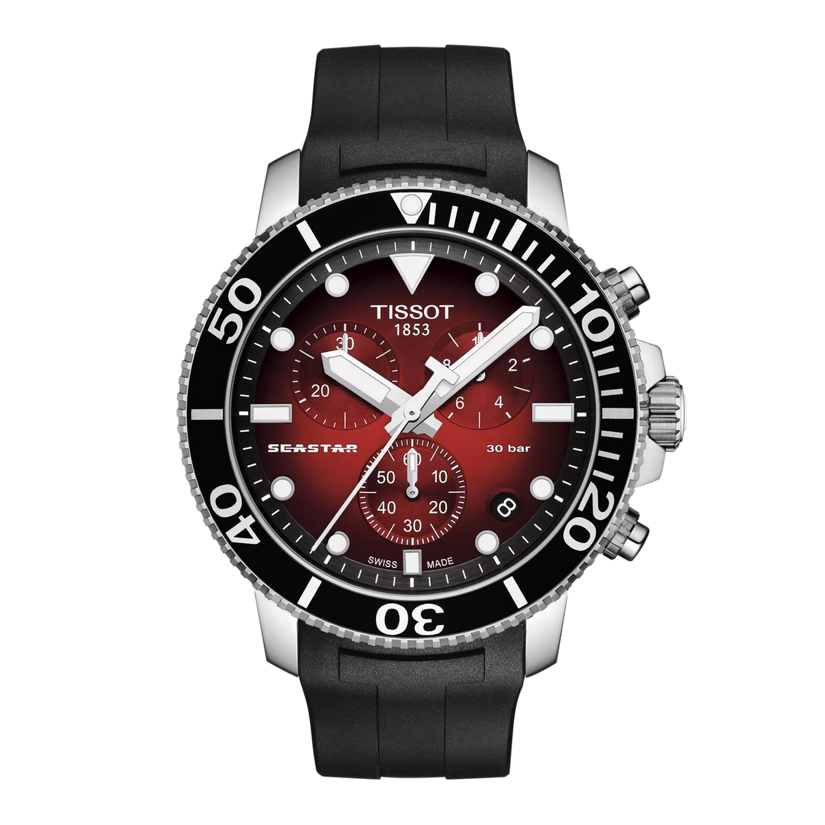 Tissot Seastar 1000 Chronograph Quartz Watch 45.5mm - T120.417.17.421.00