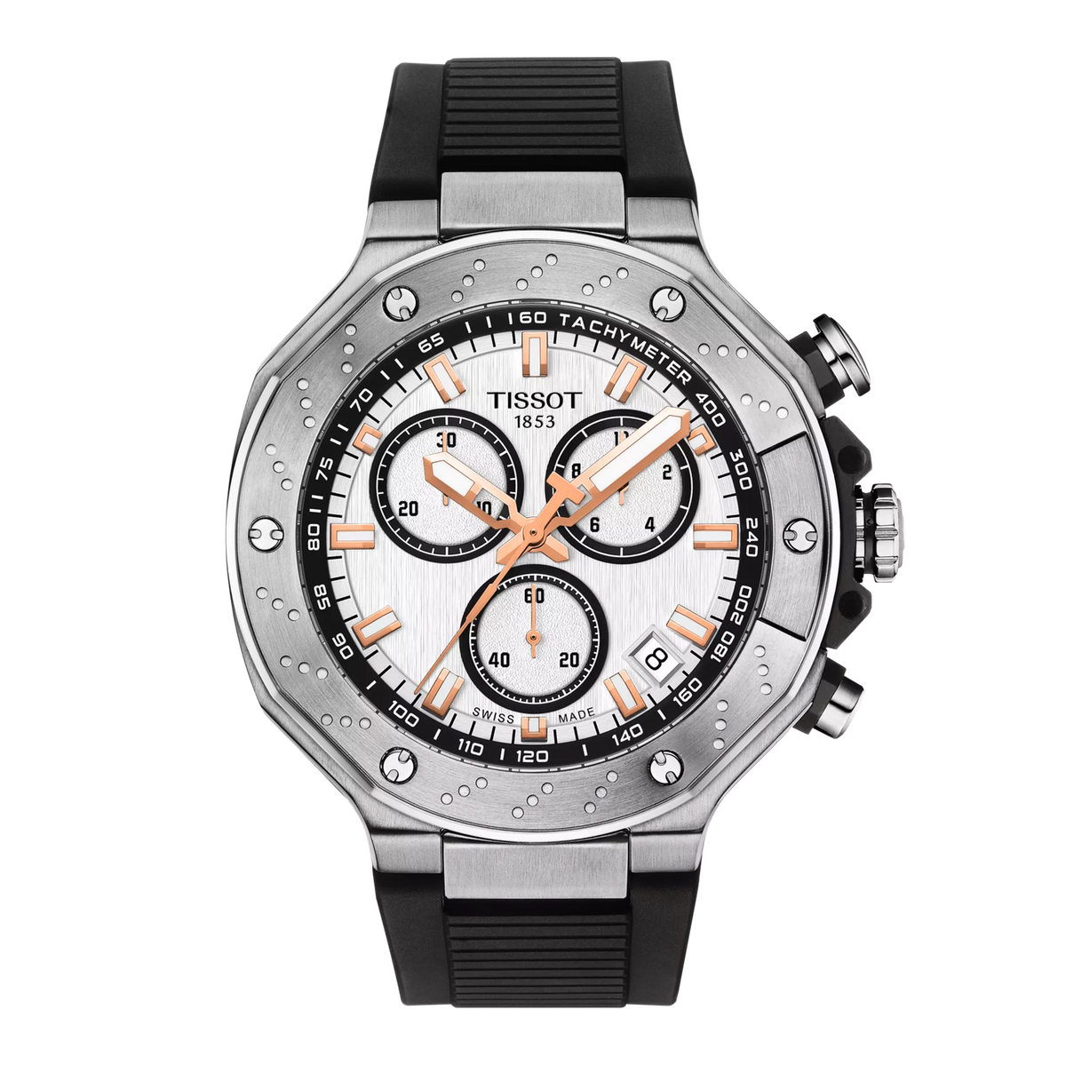 Tissot T-Race Chronograph Quartz Watch 45mm - T141.417.17.011.00