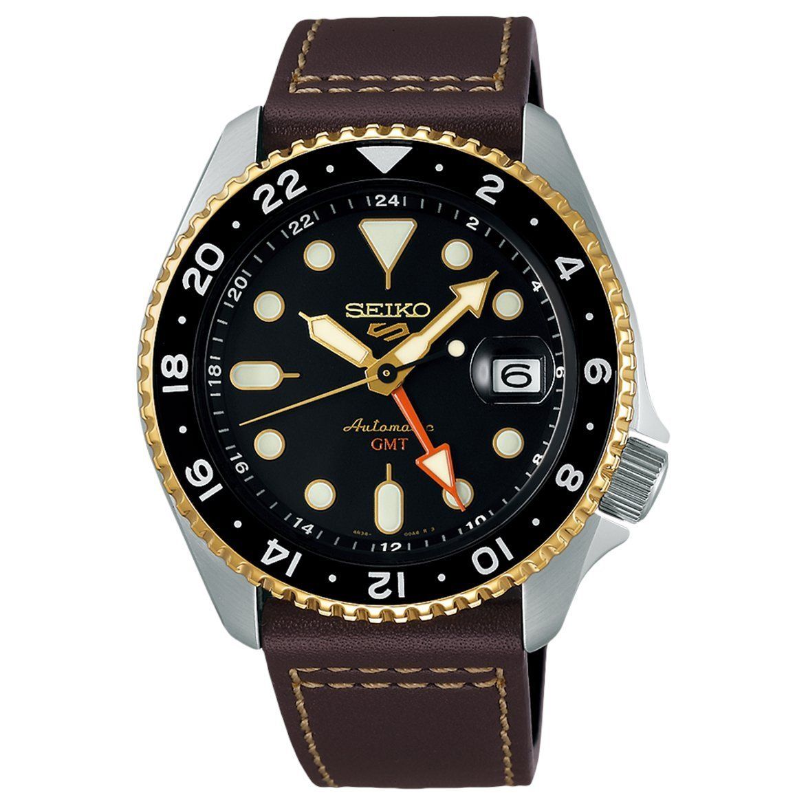Seiko 5 Sports GMT Automatic Watch 42.5mm - SSK036K1