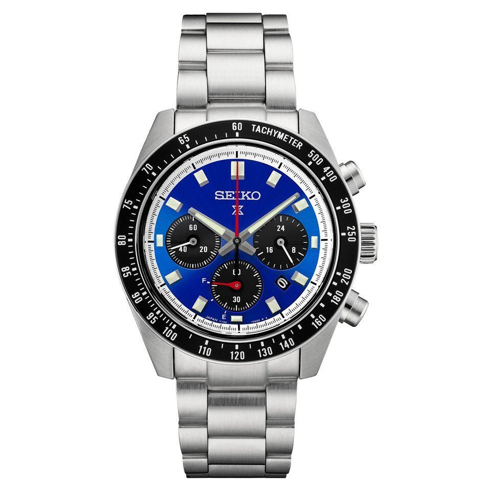 Seiko Prospex Speedtimer Solar Chronograph Watch 41.4mm - SSC931
