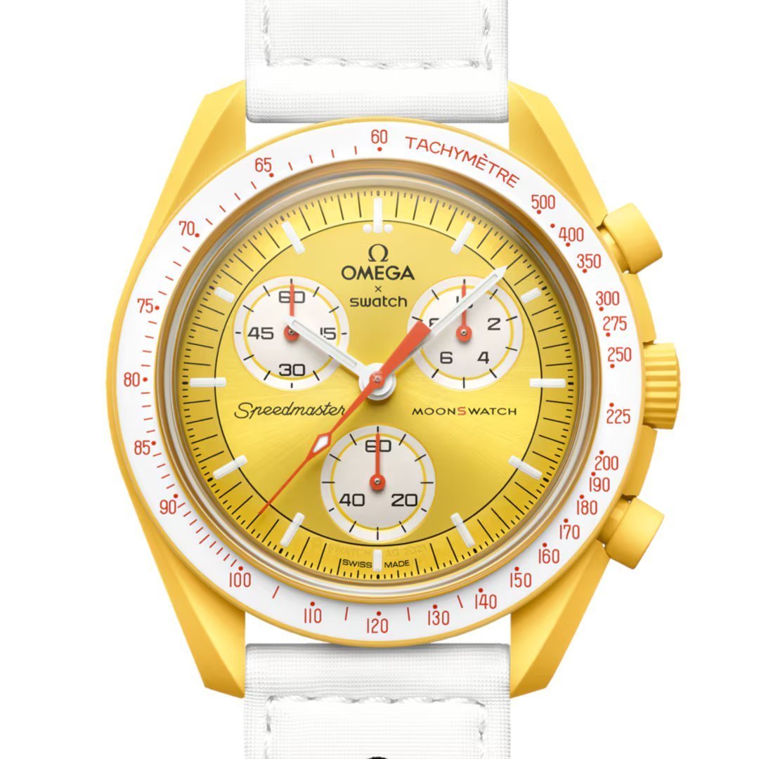 Omega X Swatch Mission To Sun Quartz Watch 42mm - SO33J100