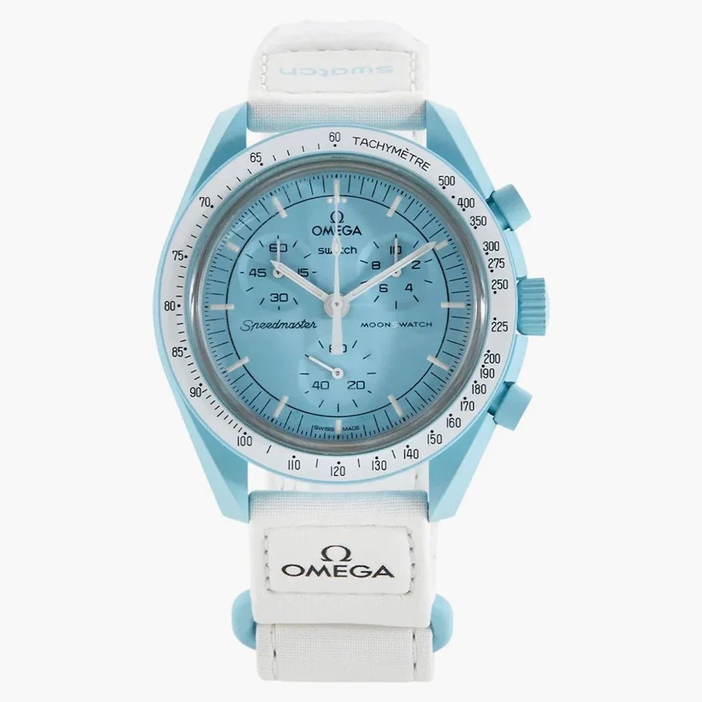Omega X Swatch Mission To Uranus Quartz Watch 42mm - SO33L100