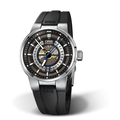 Oris TT1 Engine Date Automatic Watch 42mm - 01-733-7752-4124-07-4-24-06FC