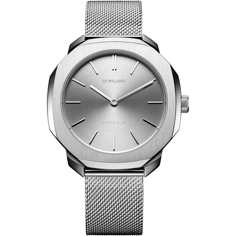 D1 Milano Silver Super Slim Watch 40mm - D1-SSML01