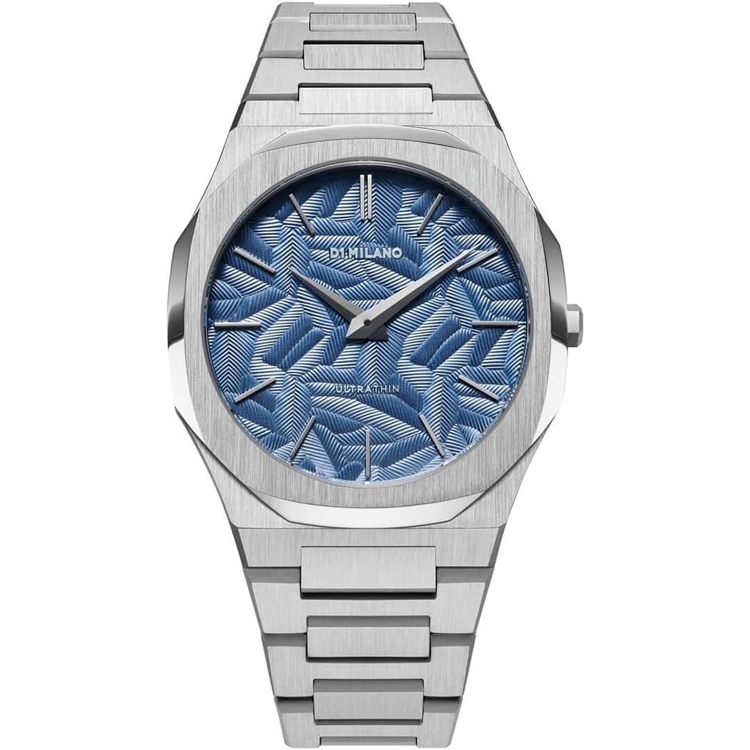 D1 Milano Olympic Blue Ultra Thin Bracelet Watch 40mm - D1-UTBJ35