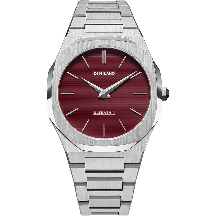 D1 Milano Bordeaux Ultra Thin Bracelet Watch 40mm - D1-UTBJ11